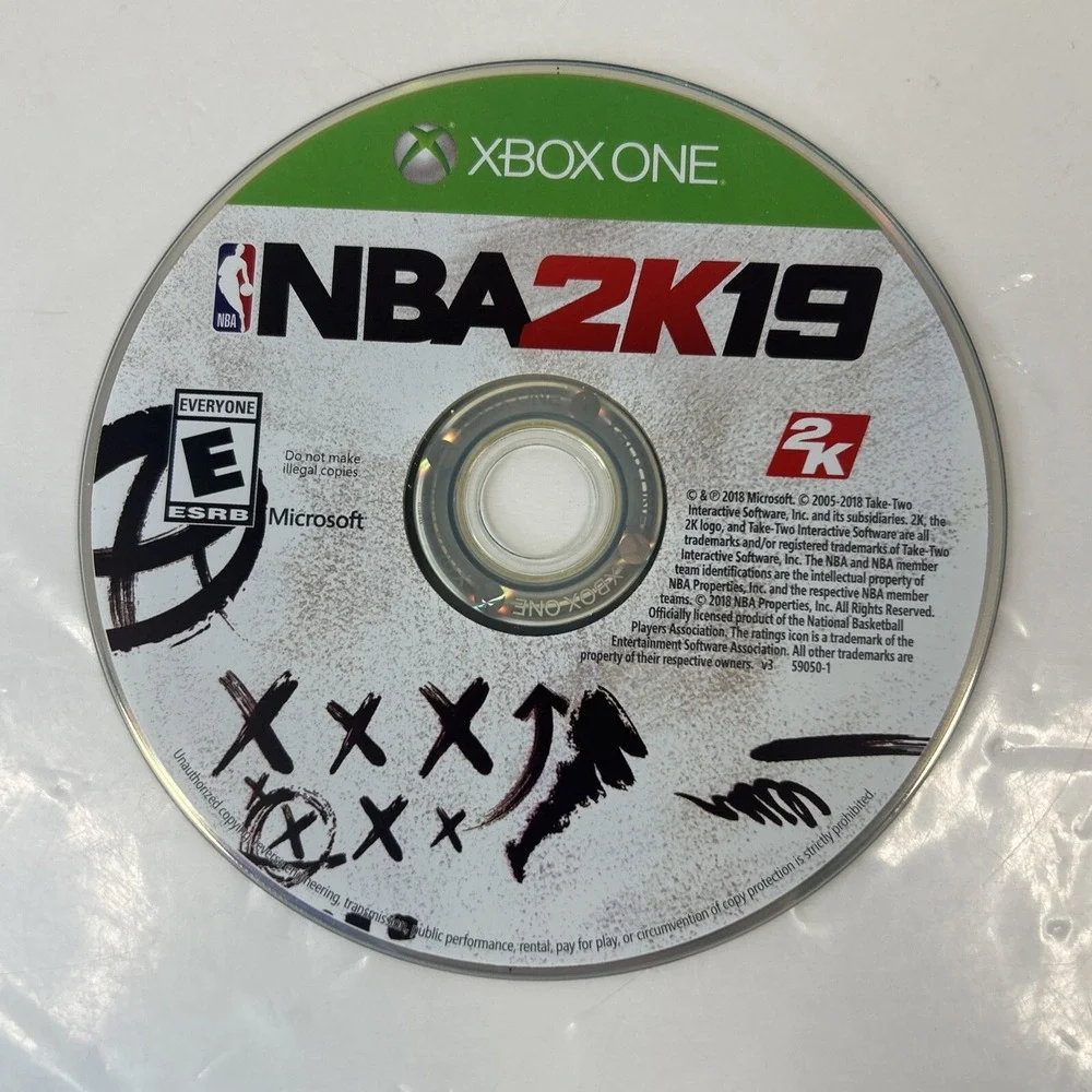 NBA 2K19 (Microsoft Xbox One, 2018) DISC ONLY Untested